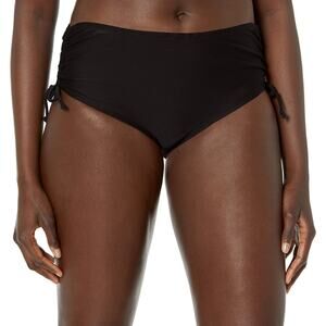 New Catalina Black Bikini Bottom Side Ties 930 Adjustable Bottom Size M